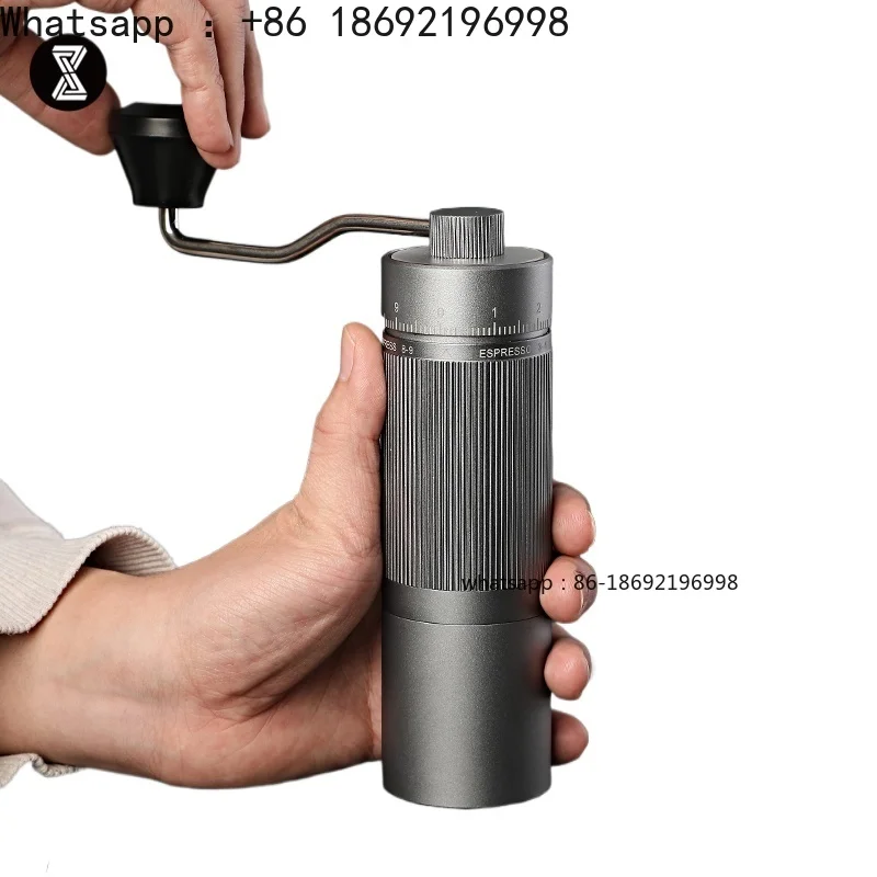 R20 Hand Crank Grinder Hand Crank Coffee Machine Coffee Bean Grinder Portable CNC Hand Drip Italian Grinder
R20 Hand Crank Grinder Hand Crank Coffee Machine Coffee Bean Grinder Portable CNC Hand Drip Italian Grinder