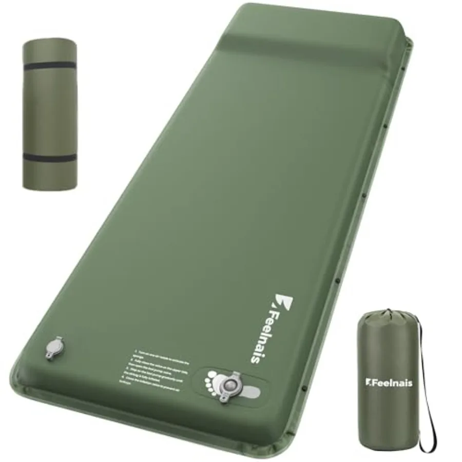 Self Inflating Sleeping Pad Memory Foam Camping Pad with Foot Pump Memory Foam Mattress with Pillow 4 Season Camping Mattress P
Self Inflating Sleeping Pad Memory Foam Camping Pad with Foot Pump Memory Foam Mattress with Pillow 4 Season Camping Mattress P
