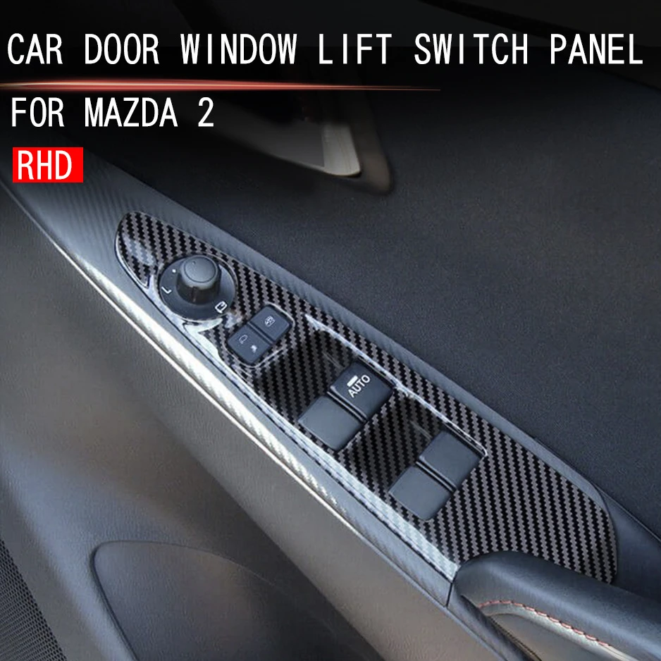 Car Door Window Glass Lift Switch Button Cover Trim Sticker for Mazda 2 Interior Accessories 2020-2024 for Right Hand Drive
Car Door Window Glass Lift Switch Button Cover Trim Sticker for Mazda 2 Interior Accessories 2020-2024 for Right Hand Drive