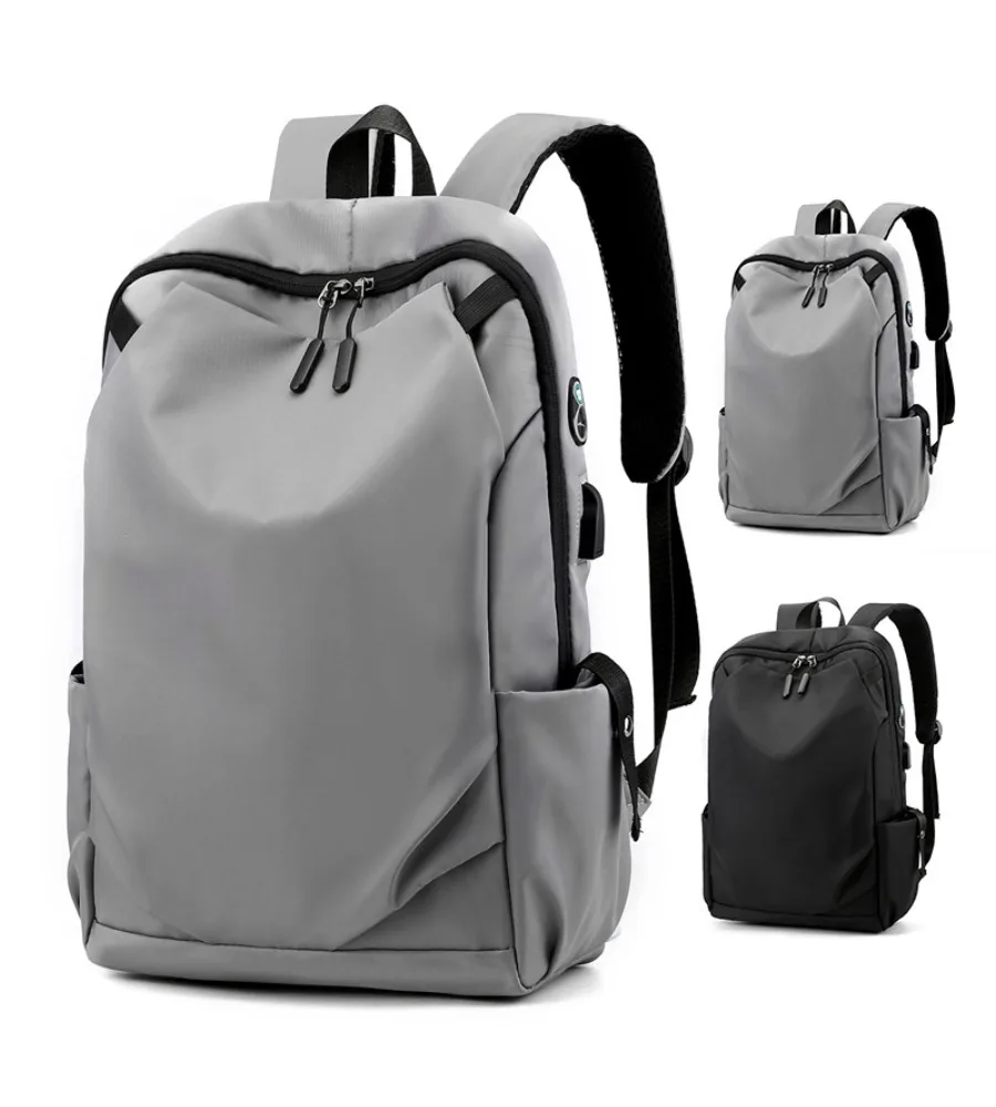 Light gray soft fabric backpack anti splash side mesh pockets for student daily schooling short casual outdoor trips
Light gray soft fabric backpack anti splash side mesh pockets for student daily schooling short casual outdoor trips