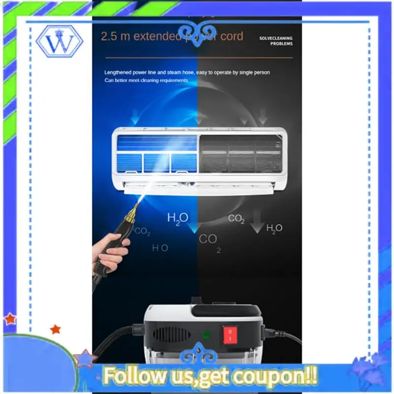 Steam Shot Cleaner High Temperature Sterilization Air Conditioning Kitchen Hood Car Cleaner Home Appliances (US) White
Steam Shot Cleaner High Temperature Sterilization Air Conditioning Kitchen Hood Car Cleaner Home Appliances (US) White