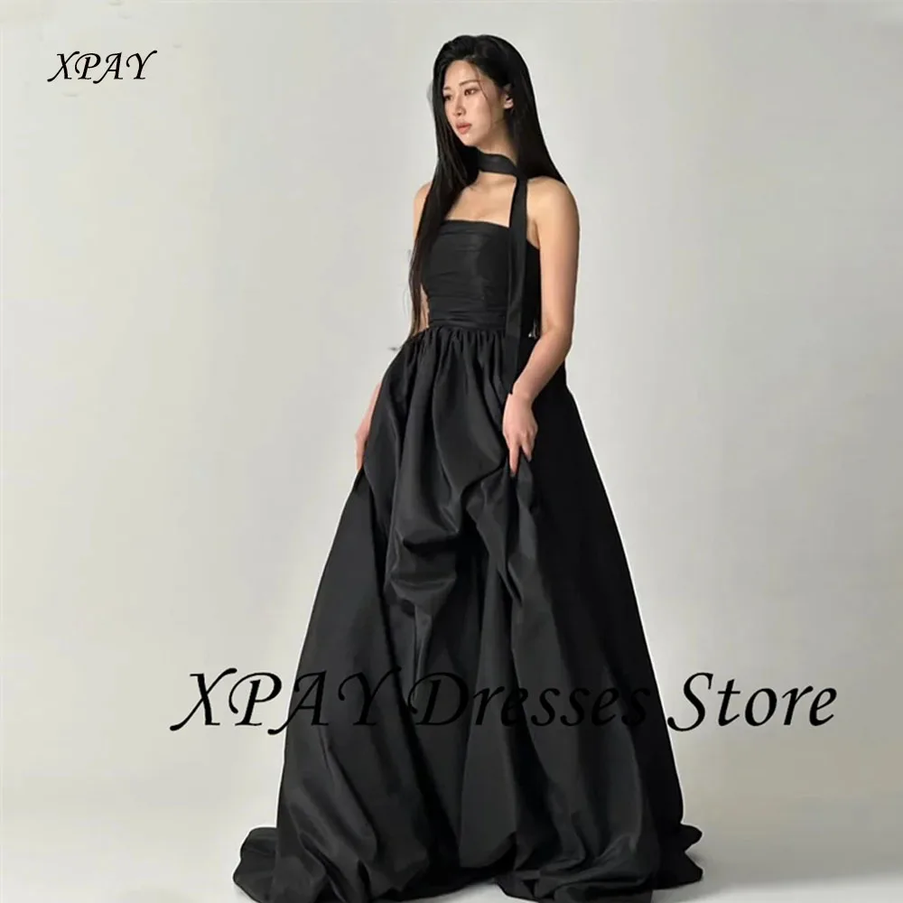 XPAY Simple Strapless Korea Wedding Dresses Black Scalf A Line Photos Shoot Dress Customized Taffeta Wedding Reception Dress
XPAY Simple Strapless Korea Wedding Dresses Black Scalf A Line Photos Shoot Dress Customized Taffeta Wedding Reception Dress