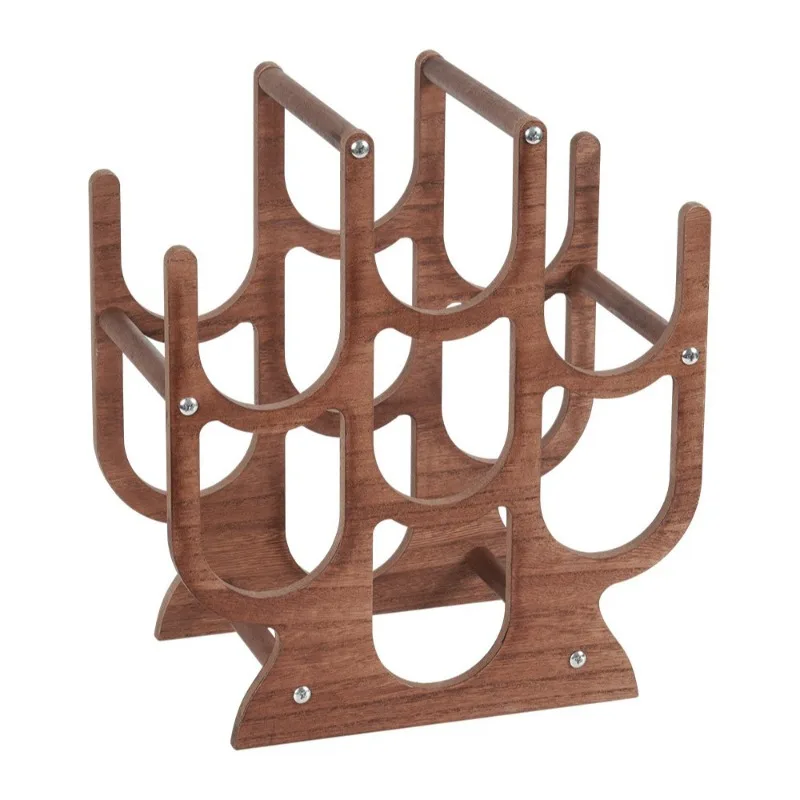 Wine Shelf Display Rack Wine Champagne Wine Cabinet Lattice Rack Iron Wood Home Kitchen Storage Rack
Wine Shelf Display Rack Wine Champagne Wine Cabinet Lattice Rack Iron Wood Home Kitchen Storage Rack