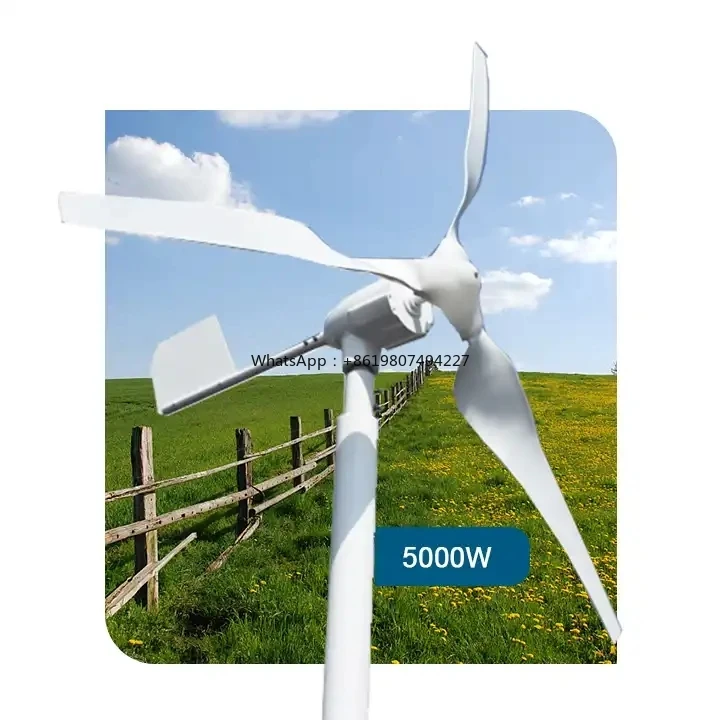 Wind Turbine 48V 5kw Free Alternative Energy Windmill with MPPT Hybrid Controller 3 Blades
Wind Turbine 48V 5kw Free Alternative Energy Windmill with MPPT Hybrid Controller 3 Blades