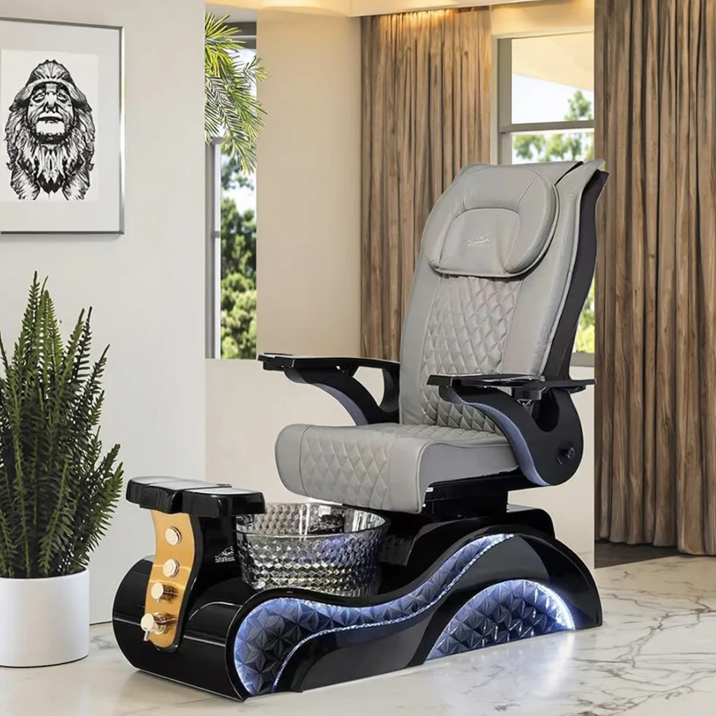 Luxury Pedicure Chair with 4-Motor Control LED Lighting and Customizable Logo for Beauty Shop
Luxury Pedicure Chair with 4-Motor Control LED Lighting and Customizable Logo for Beauty Shop