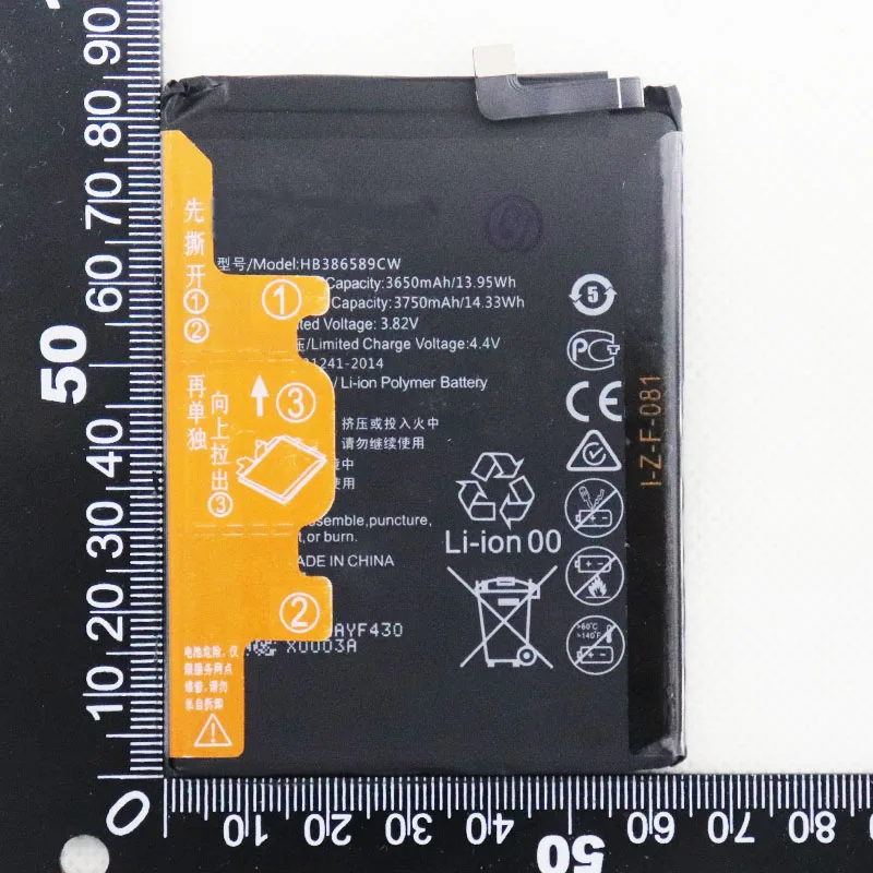 5pcs 10pcs HB386589ECW 3750mAh Battery For Huawei P10 plus Honor 8X View 10 V10 Mate 20 Lite Nova 3/4
5pcs 10pcs HB386589ECW 3750mAh Battery For Huawei P10 plus Honor 8X View 10 V10 Mate 20 Lite Nova 3/4