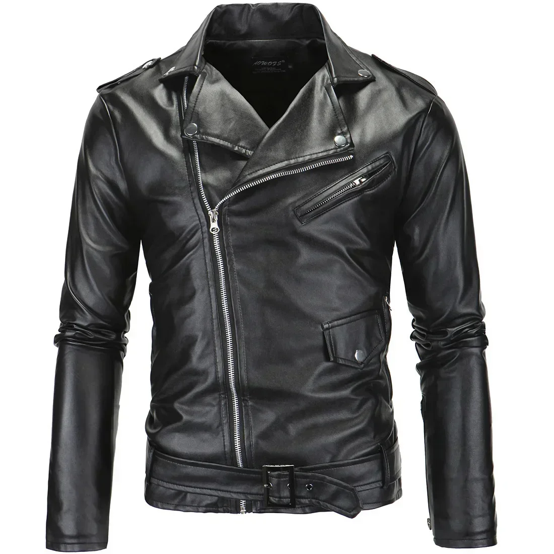 Men Slim White Leather Jackets Oblique Zipper Motorcycle Jackets New Men Outwear Moto Biker PU Leather Coats Size 4XL
Men Slim White Leather Jackets Oblique Zipper Motorcycle Jackets New Men Outwear Moto Biker PU Leather Coats Size 4XL