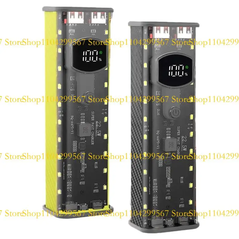 CS1W DIY Portable Power Case для батареи 4x21700 Box USB C для быстрой зарядки
CS1W DIY Portable Power Case для батареи 4x21700 Box USB C для быстрой зарядки