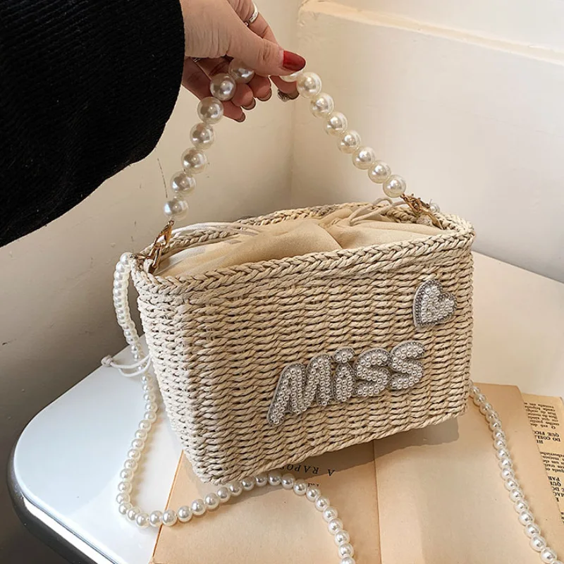 Straw Woven Crossbody Shoulder Bag For Women Handmade Small Purse Handbag Bohemia Design Ladies Summer Rattan Beach Bag bolsa
Straw Woven Crossbody Shoulder Bag For Women Handmade Small Purse Handbag Bohemia Design Ladies Summer Rattan Beach Bag bolsa