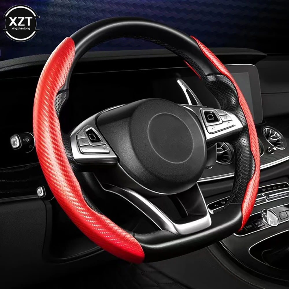 1Pair Carbon Fiber Universal Car Steering Wheel Booster Cover Breathable Anti Slip Auto Interior Decoration Accessories
1Pair Carbon Fiber Universal Car Steering Wheel Booster Cover Breathable Anti Slip Auto Interior Decoration Accessories