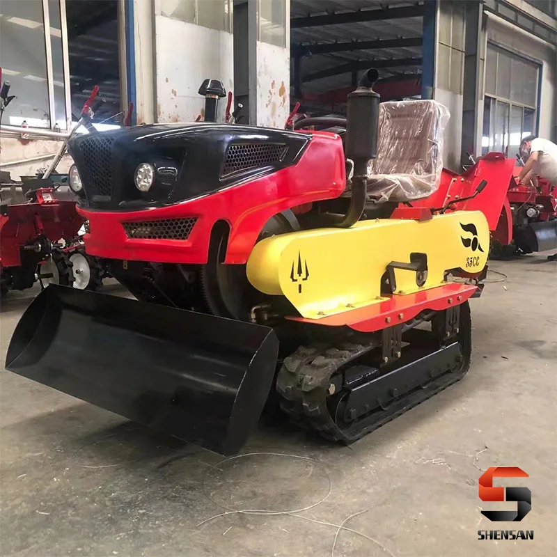 Crawler type rotary tiller multifunctional water and drought dual-use small passenger tractor agricultural remote control
Crawler type rotary tiller multifunctional water and drought dual-use small passenger tractor agricultural remote control