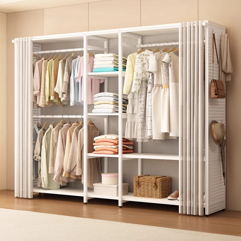 Clothes Organizer Wardrobe Dressing Room Closets Exterior Folding Closet Portable Cheap Iron Open Armario Bedrooms Furnitures
Clothes Organizer Wardrobe Dressing Room Closets Exterior Folding Closet Portable Cheap Iron Open Armario Bedrooms Furnitures