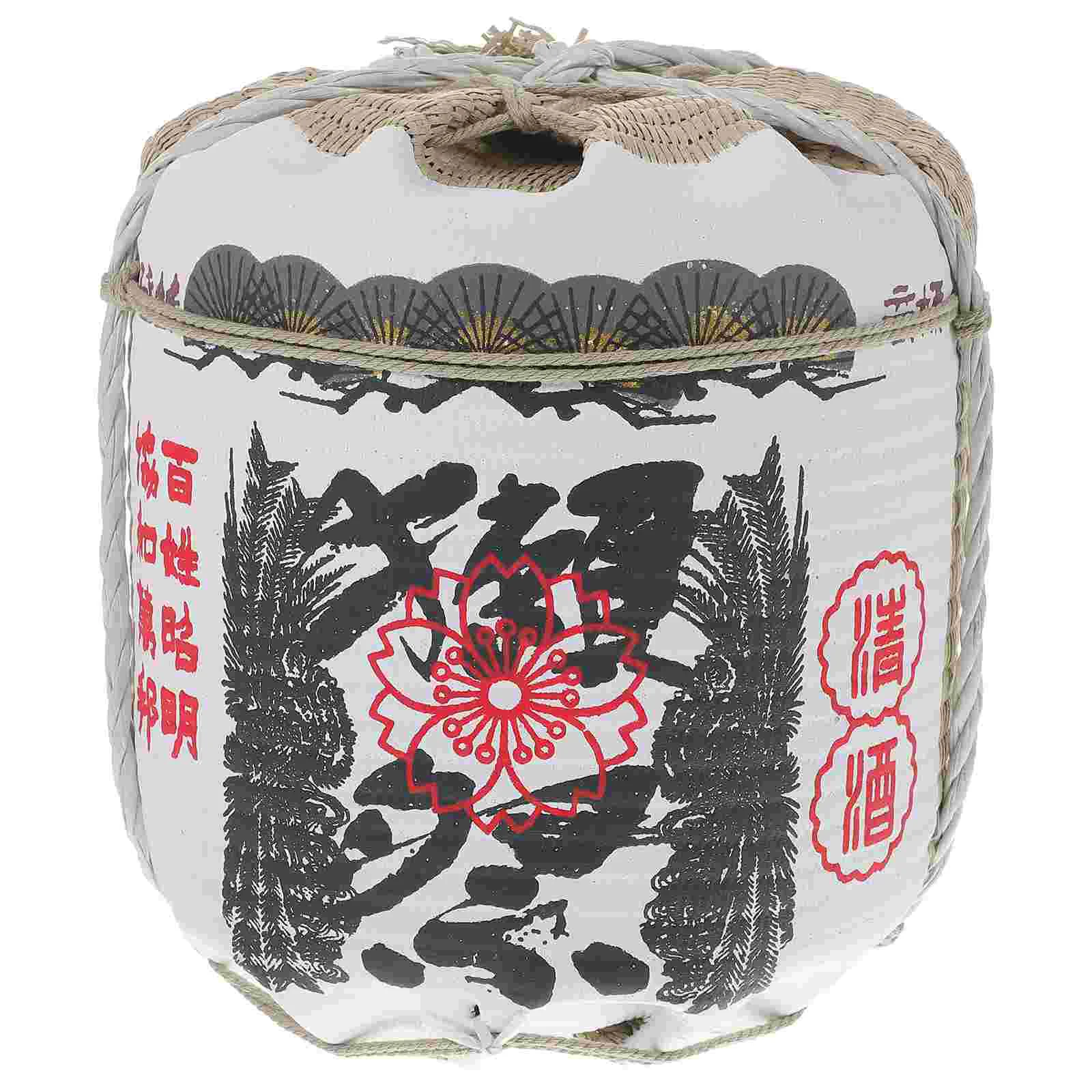 Airtight Decorative Barrel Tray Traditional Japanese Decors Outdoor Ornaments
Airtight Decorative Barrel Tray Traditional Japanese Decors Outdoor Ornaments