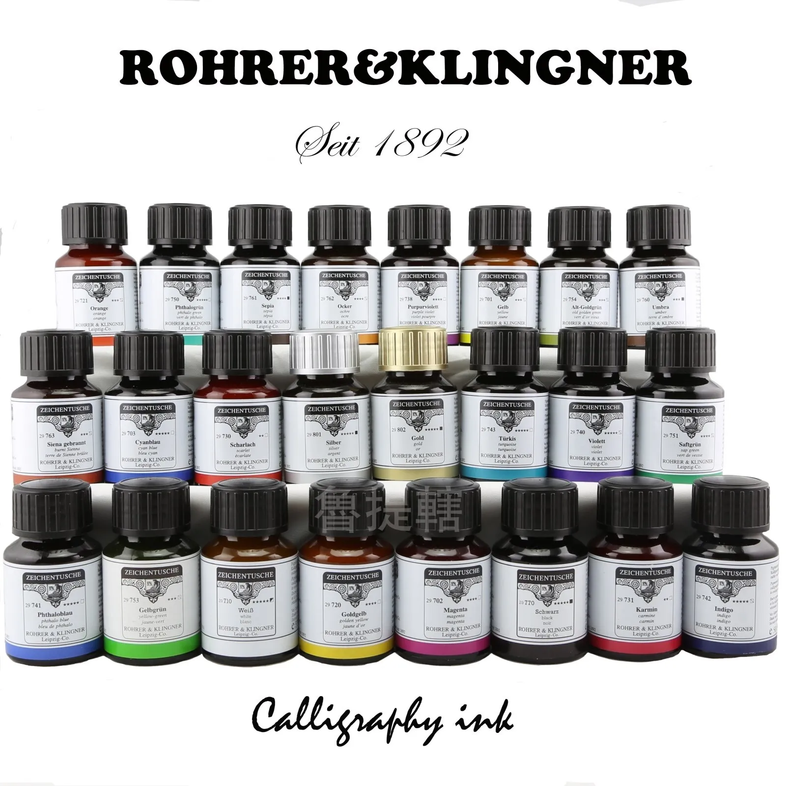 Германия Rohrer&klingner Чернила для каллиграфии Чернила для ручки 50 мл
Германия Rohrer&klingner Чернила для каллиграфии Чернила для ручки 50 мл