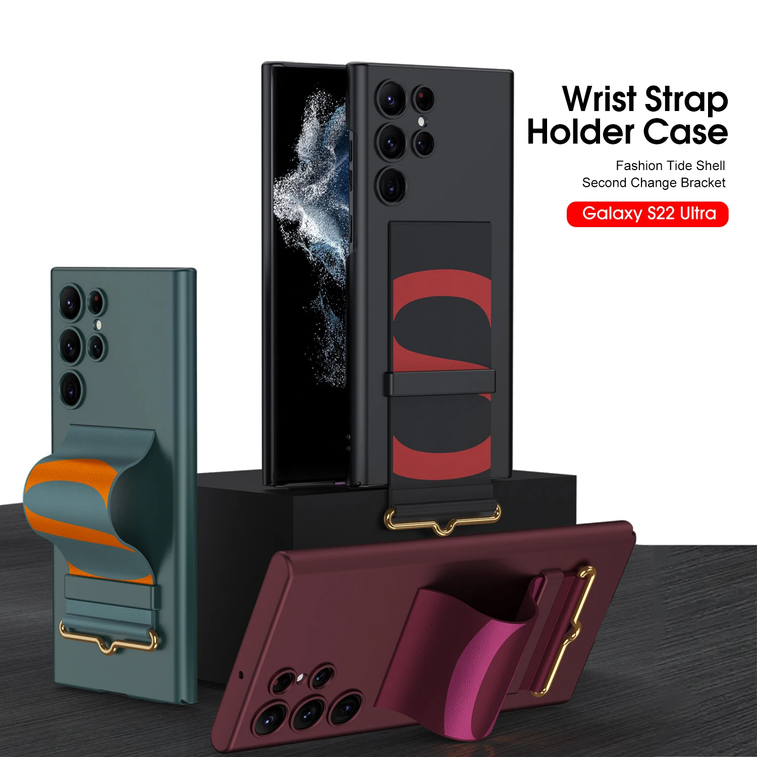 For Samsung Galaxy S23 S22 Ultra Plus S23Ultra Case Ultra Thin Wrist Strap Holder Shockproof Protection Hard Cover Accessories
For Samsung Galaxy S23 S22 Ultra Plus S23Ultra Case Ultra Thin Wrist Strap Holder Shockproof Protection Hard Cover Accessories