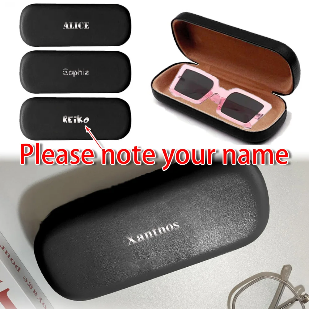 Customized Name Glasses Box Women Sunglass Organizer PU Spectacle Case Hard Shell Protector Portable Storage Container Pattern
Customized Name Glasses Box Women Sunglass Organizer PU Spectacle Case Hard Shell Protector Portable Storage Container Pattern