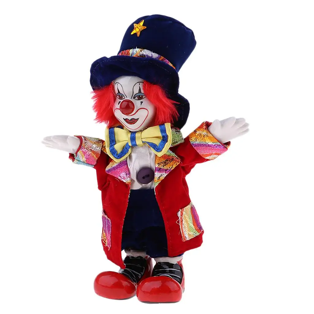 18cm Mini Puppet Halloween Clown Costume Porcelain Doll Dekofigur Decoration Souvenirs - # 7
18cm Mini Puppet Halloween Clown Costume Porcelain Doll Dekofigur Decoration Souvenirs - # 7