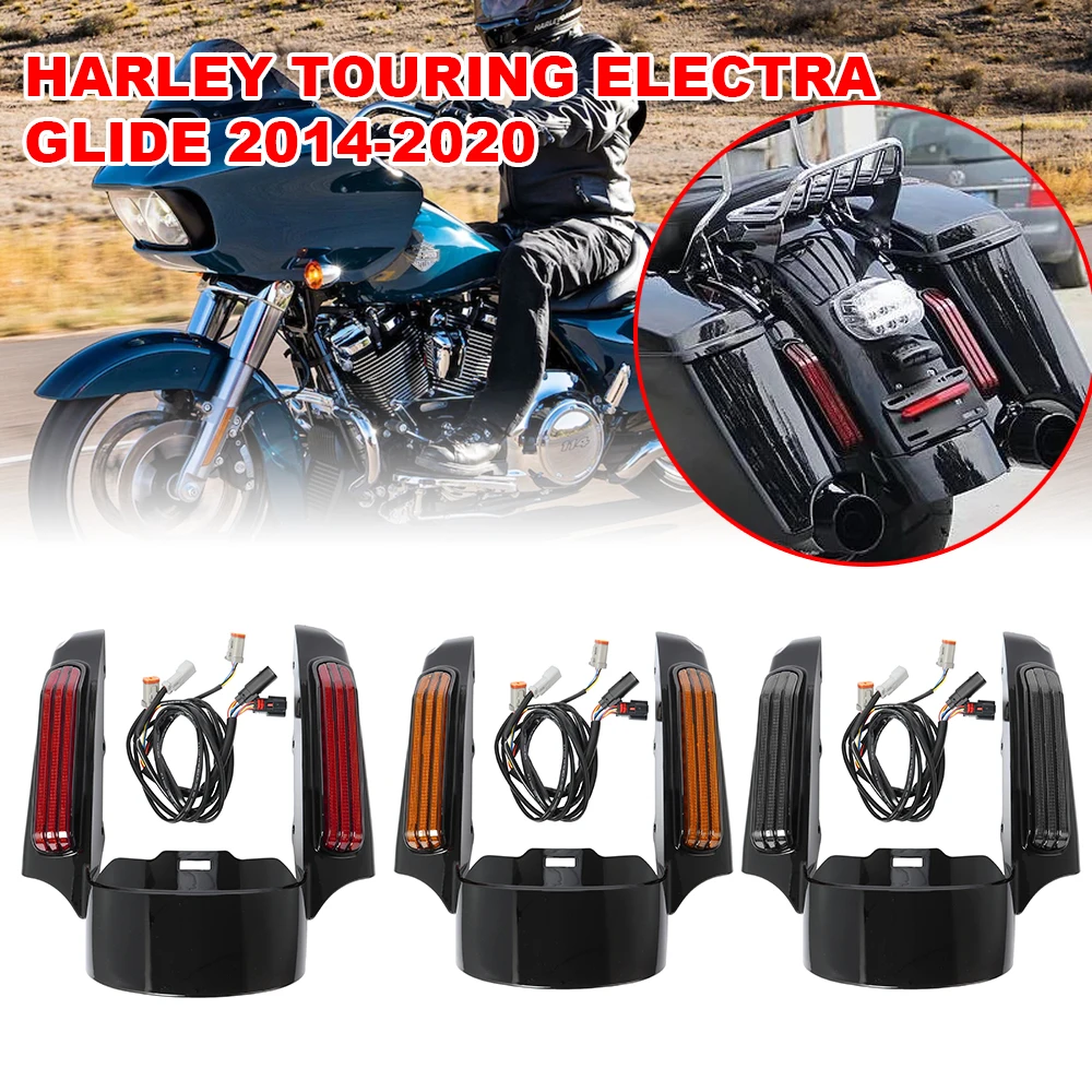 Motorcycle LED Light Rear Fender Extension Fascia Set For Harley Touring Electra Street Glide Road King FLHR FLTRX 2014-2022
Motorcycle LED Light Rear Fender Extension Fascia Set For Harley Touring Electra Street Glide Road King FLHR FLTRX 2014-2022