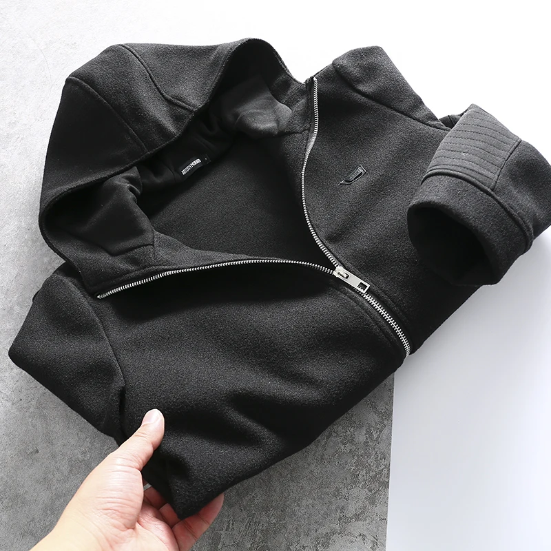 Heavyweight Hard Goods Men's Autumn Winter Casual Woolen Jacket Coat Zipper Closure Long Sleeve Standard Fit Outerwear
Heavyweight Hard Goods Men's Autumn Winter Casual Woolen Jacket Coat Zipper Closure Long Sleeve Standard Fit Outerwear