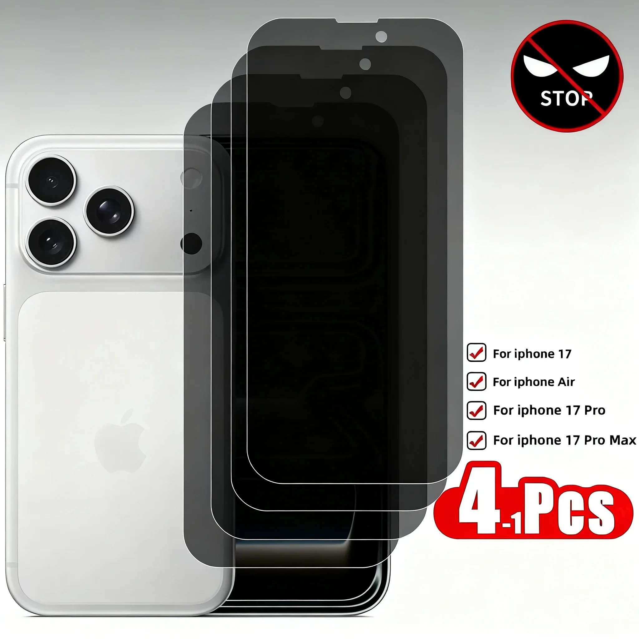 For iphone 17 Pro Privacy Screen Protector Tempered Glass Anti-spy Protective Phone Anti Peeping Film For iphone Air 17 Pro Max
For iphone 17 Pro Privacy Screen Protector Tempered Glass Anti-spy Protective Phone Anti Peeping Film For iphone Air 17 Pro Max