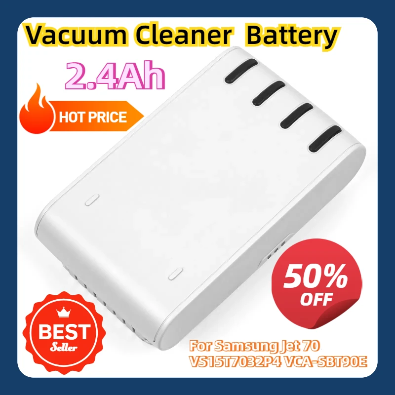 For Samsung Jet 70 VS15T7032P4 VCA-SBT90E Vacuum Cleaner Batteries New Battery
For Samsung Jet 70 VS15T7032P4 VCA-SBT90E Vacuum Cleaner Batteries New Battery