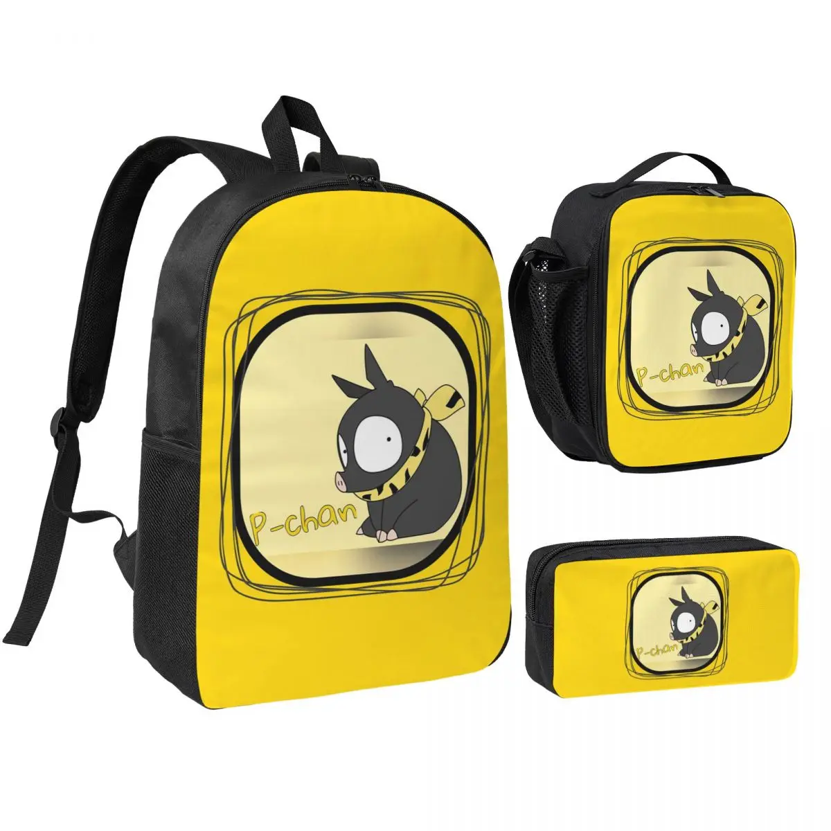 Ranma 1/2 Saotome Pig Girls P Chan Backpack BookBag School Bag Computer Shoulder Bags 3ps Insulated Lunch Bag Pencil Case
Ranma 1/2 Saotome Pig Girls P Chan Backpack BookBag School Bag Computer Shoulder Bags 3ps Insulated Lunch Bag Pencil Case
