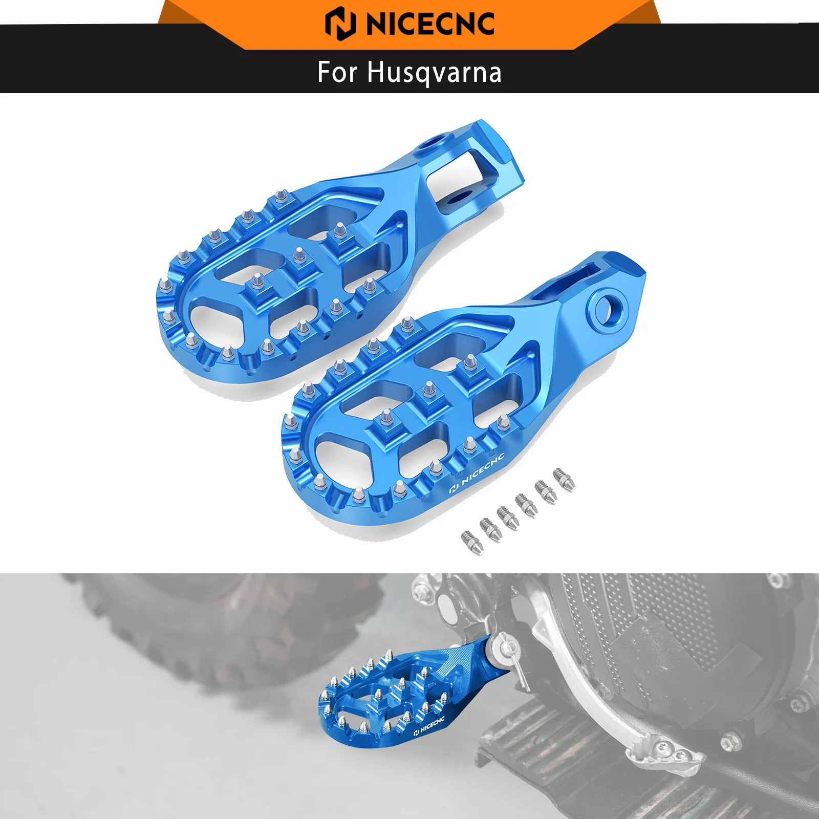 NICECNC Forged Foot Pegs For Husqvarna TE300 FE350 FE450 FE501 TE250 FE250 2024 TX300 TC125 TC250 FC250 FC350 FX450 2023-2024
NICECNC Forged Foot Pegs For Husqvarna TE300 FE350 FE450 FE501 TE250 FE250 2024 TX300 TC125 TC250 FC250 FC350 FX450 2023-2024