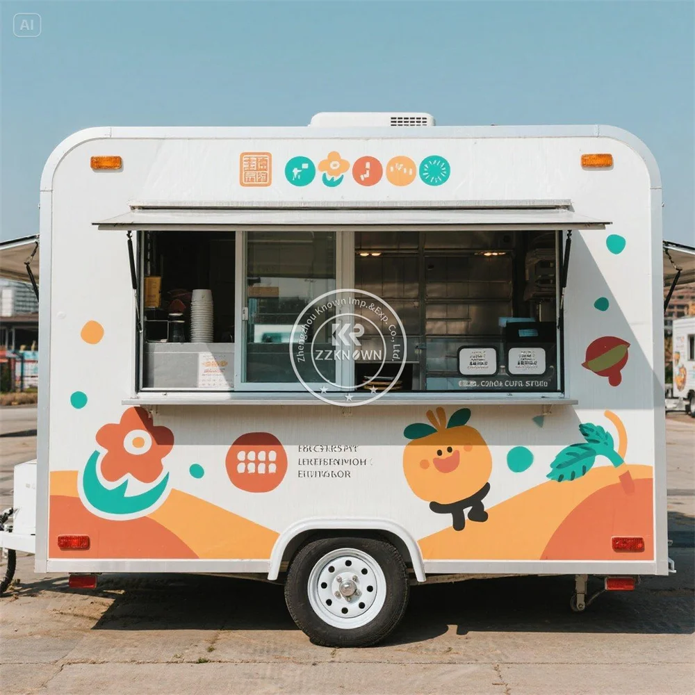 Concession Food Trailer Fully Equipped Street Pizza Coffee Kiosk Hot Dog Ice Cream Cart Mobile Food Truck for Sale
Concession Food Trailer Fully Equipped Street Pizza Coffee Kiosk Hot Dog Ice Cream Cart Mobile Food Truck for Sale