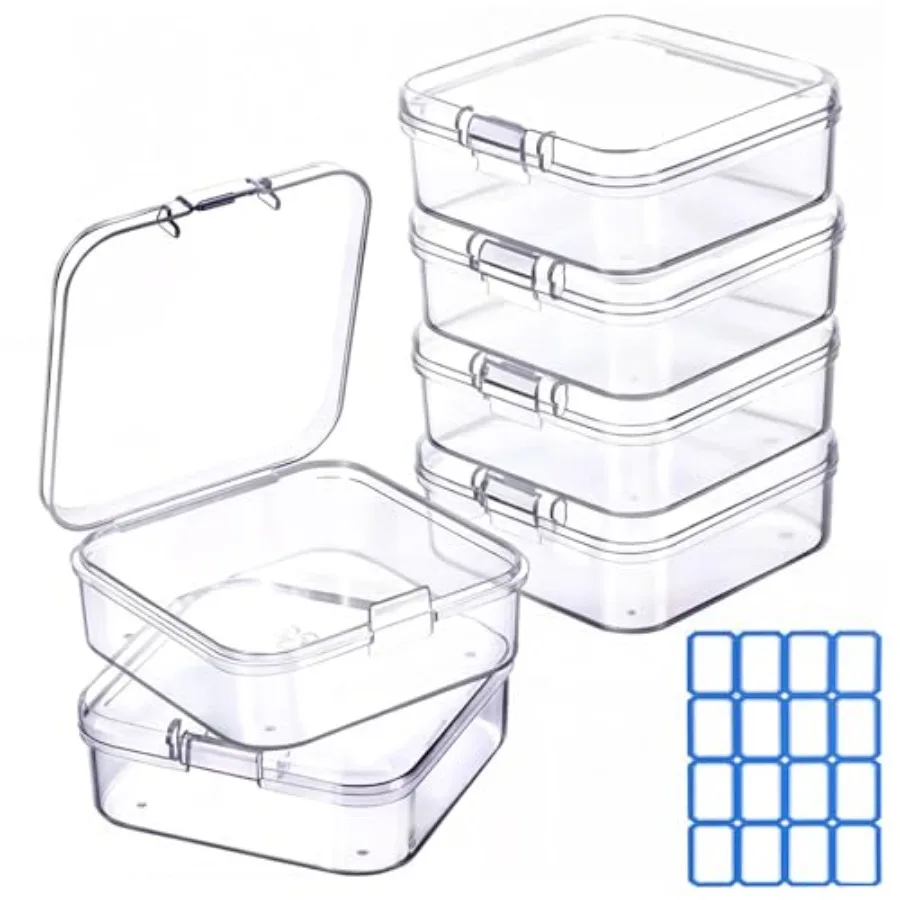 6 Pack Plastic Containers with Lids - Bead Storage for Collecting Crafts, Jewelry, Nail Art, Game Pieces, Small Items 2.1 x 2.1
6 Pack Plastic Containers with Lids - Bead Storage for Collecting Crafts, Jewelry, Nail Art, Game Pieces, Small Items 2.1 x 2.1