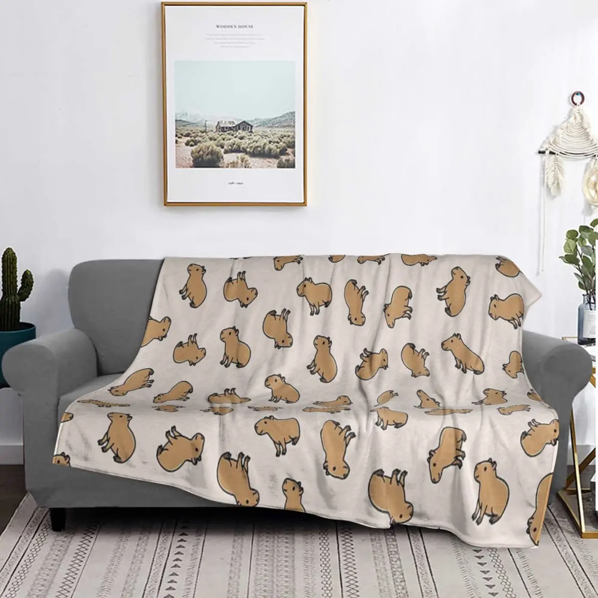 Capybara Blanket Soft Warm Flannel Throw Blanket Bedding for Bed Living room Picnic Travel Home Sofa
Capybara Blanket Soft Warm Flannel Throw Blanket Bedding for Bed Living room Picnic Travel Home Sofa