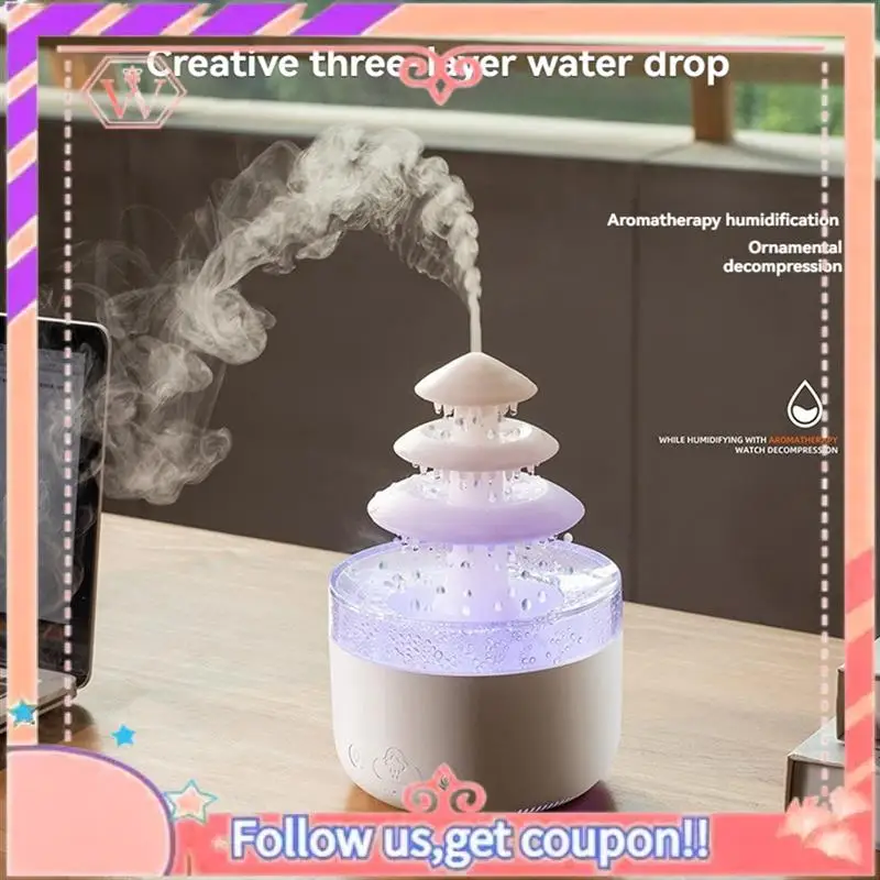 Cloud Rain Air Humidifier Essential Oil Aromatherapy Diffuser Mute Mist Air Humidifier With 7 Colorful Light EU Plug A
Cloud Rain Air Humidifier Essential Oil Aromatherapy Diffuser Mute Mist Air Humidifier With 7 Colorful Light EU Plug A