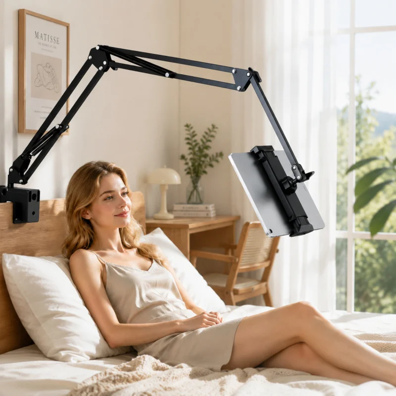 2PCS Flexible 360° Rotating Tablet Stand, Aluminum Arm Bed & Desktop Mount, Universal Holder Compatible with iPad Pro, Mini, Air
2PCS Flexible 360° Rotating Tablet Stand, Aluminum Arm Bed & Desktop Mount, Universal Holder Compatible with iPad Pro, Mini, Air