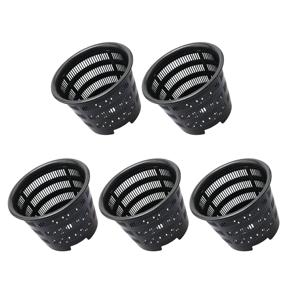5pcs Black Mesh Pots Plastic Plant Nursery Pots For Seedlings Drainage Holes Modern Design Flower Container Garden Tool Orchid
5pcs Black Mesh Pots Plastic Plant Nursery Pots For Seedlings Drainage Holes Modern Design Flower Container Garden Tool Orchid