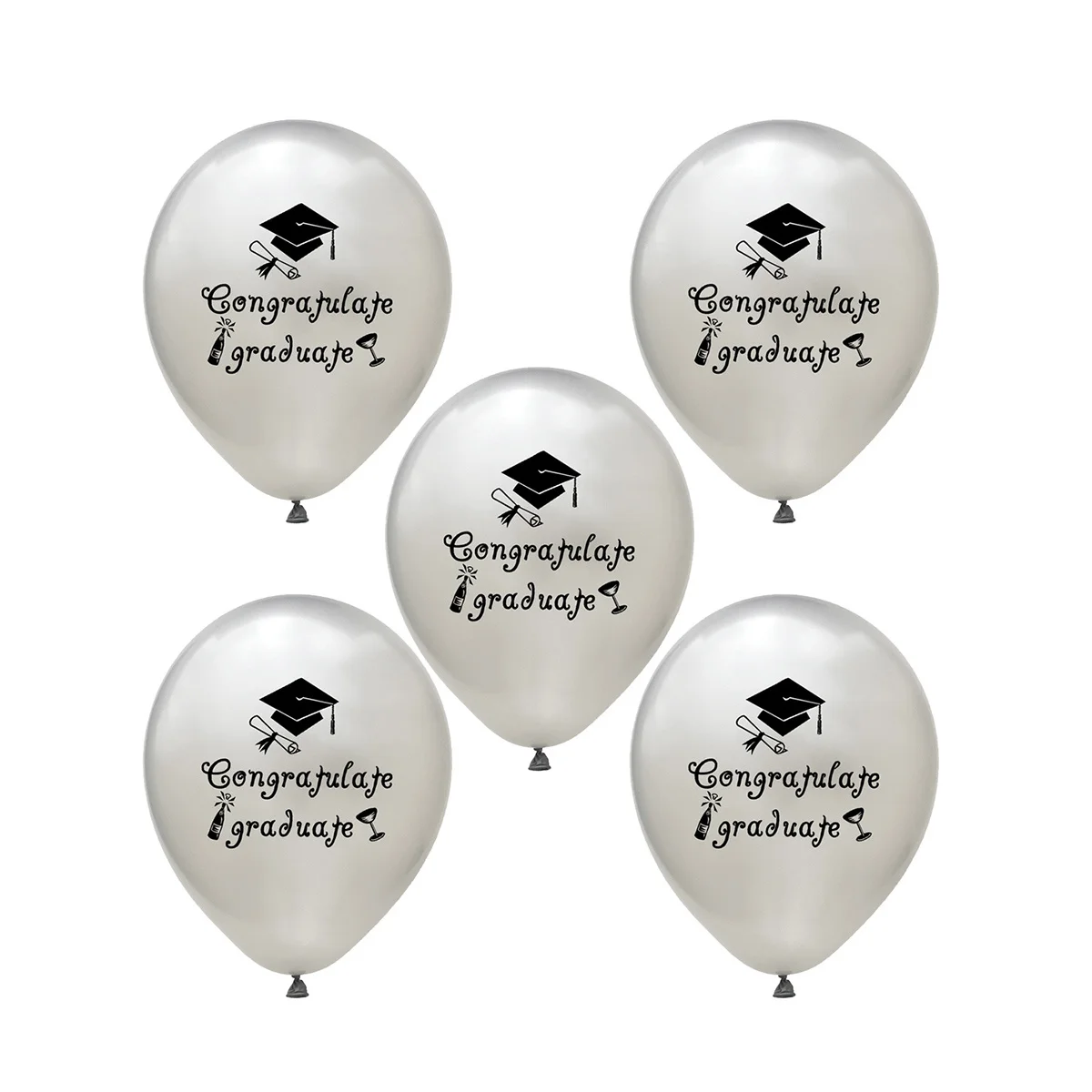 20Pcs Graduation Balloons Silver Latex Congratulate Graduate Letter Party Decorations Graduation Party Supplies
20Pcs Graduation Balloons Silver Latex Congratulate Graduate Letter Party Decorations Graduation Party Supplies