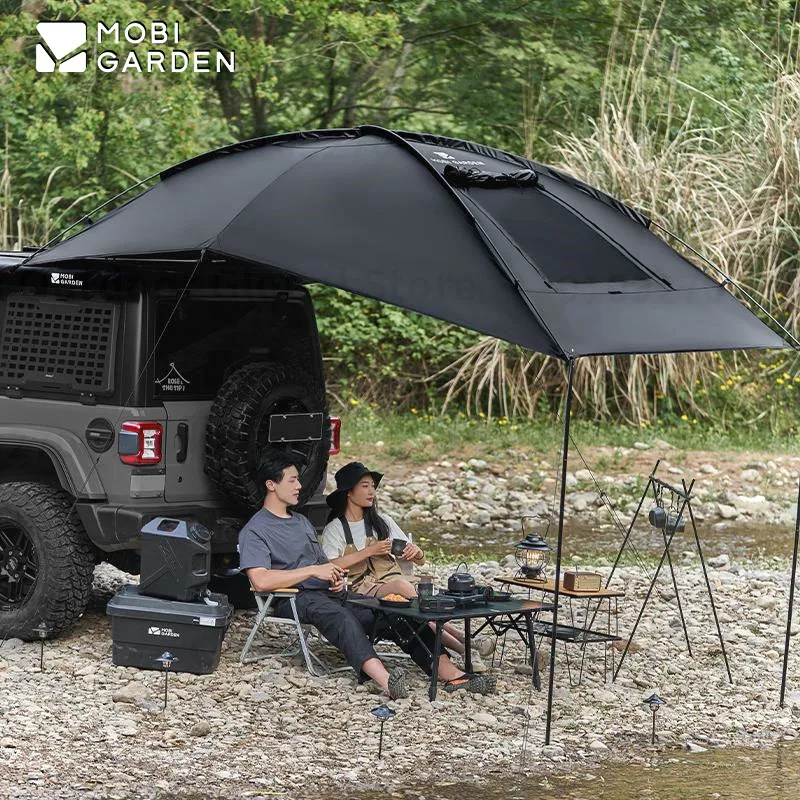 MOBI GARDEN SUV Tail Tent Car Rear Docking Tent For Outdoor Camping Picnic Black Coating Tarp Waterproof Sunscreen Canopy Awning
MOBI GARDEN SUV Tail Tent Car Rear Docking Tent For Outdoor Camping Picnic Black Coating Tarp Waterproof Sunscreen Canopy Awning