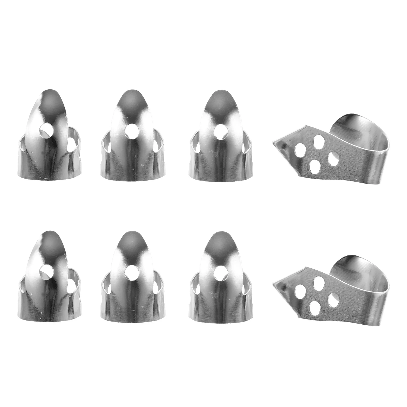 2Sets Metal Guitar Finger Picks Set Adjustable Durable Open Design Thumb Picks for Guitars Banjos Ukulele Silver
2Sets Metal Guitar Finger Picks Set Adjustable Durable Open Design Thumb Picks for Guitars Banjos Ukulele Silver