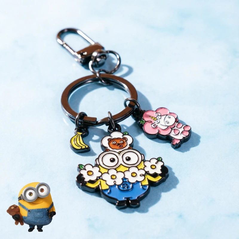 Minions Bob animation cartoon cute metal keychain kawaii for boys and girls clothing backpack pendant accessories wholesale
Minions Bob animation cartoon cute metal keychain kawaii for boys and girls clothing backpack pendant accessories wholesale