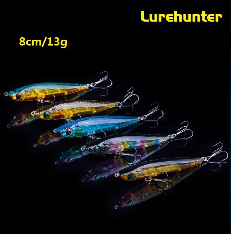 Boxed 8CM 13G Sinking Pencil Hard Lure Long Cast All Water Treble Hooks Freshwater Saltwater Topmouth Culter Fishing Tackle
Boxed 8CM 13G Sinking Pencil Hard Lure Long Cast All Water Treble Hooks Freshwater Saltwater Topmouth Culter Fishing Tackle