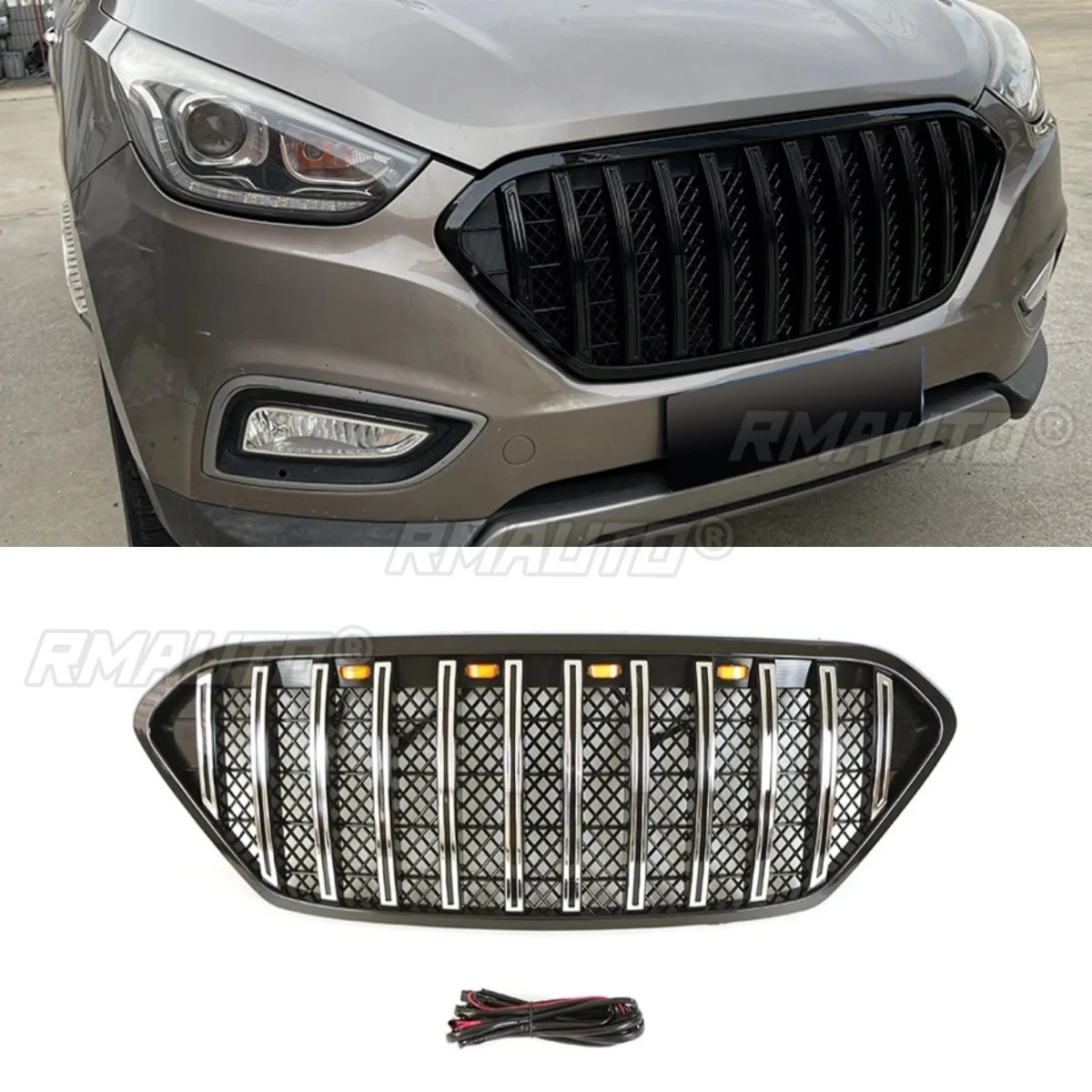 Car Front Bumper Grill Racing Grills Car Grille for Hyundai IX35 2013-2016 Body Kit Car Accessories
Car Front Bumper Grill Racing Grills Car Grille for Hyundai IX35 2013-2016 Body Kit Car Accessories
