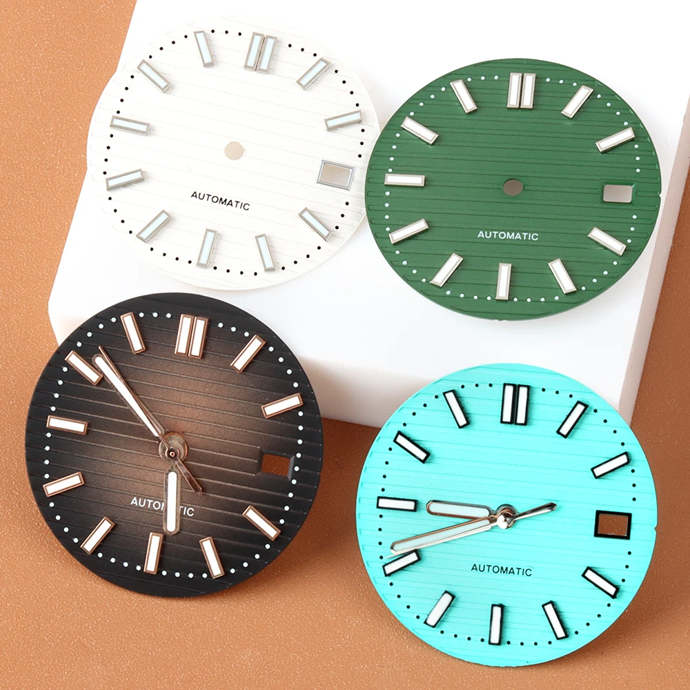 NH35 Dial 29.8mm Stainless Steel Watch Dial Hands Green Luminous Suitable For Nautilus NH35 NH36 NH38 Movement Watch Accessories
NH35 Dial 29.8mm Stainless Steel Watch Dial Hands Green Luminous Suitable For Nautilus NH35 NH36 NH38 Movement Watch Accessories