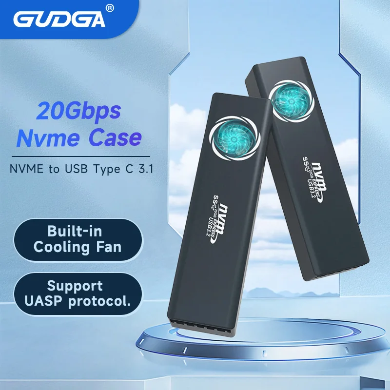 Корпус M.2 NVMe SSD 20 Гбит/с Встроенный охлаждающий вентилятор Type-C Корпус M2 NVMe Внешний жесткий диск Коробка для M.2 2230 2242 2260 2280 SSD
Корпус M.2 NVMe SSD 20 Гбит/с Встроенный охлаждающий вентилятор Type-C Корпус M2 NVMe Внешний жесткий диск Коробка для M.2 2230 2242 2260 2280 SSD