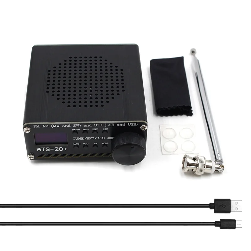 ГОРЯЧИЙ ATS-20+ Plus SI4732 Вседиапазонный радиоприемник DSP SDR Приемник FM AM (MW и SW) SSB (LSB и USB)
ГОРЯЧИЙ ATS-20+ Plus SI4732 Вседиапазонный радиоприемник DSP SDR Приемник FM AM (MW и SW) SSB (LSB и USB)