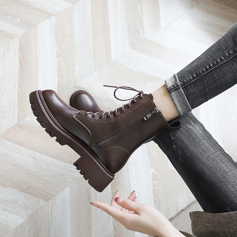 Women's Long Tube Boots Autumn New Mixed Thick Bottom Boots Slim Short Boots Spring Autumn Single Boot
Women's Long Tube Boots Autumn New Mixed Thick Bottom Boots Slim Short Boots Spring Autumn Single Boot