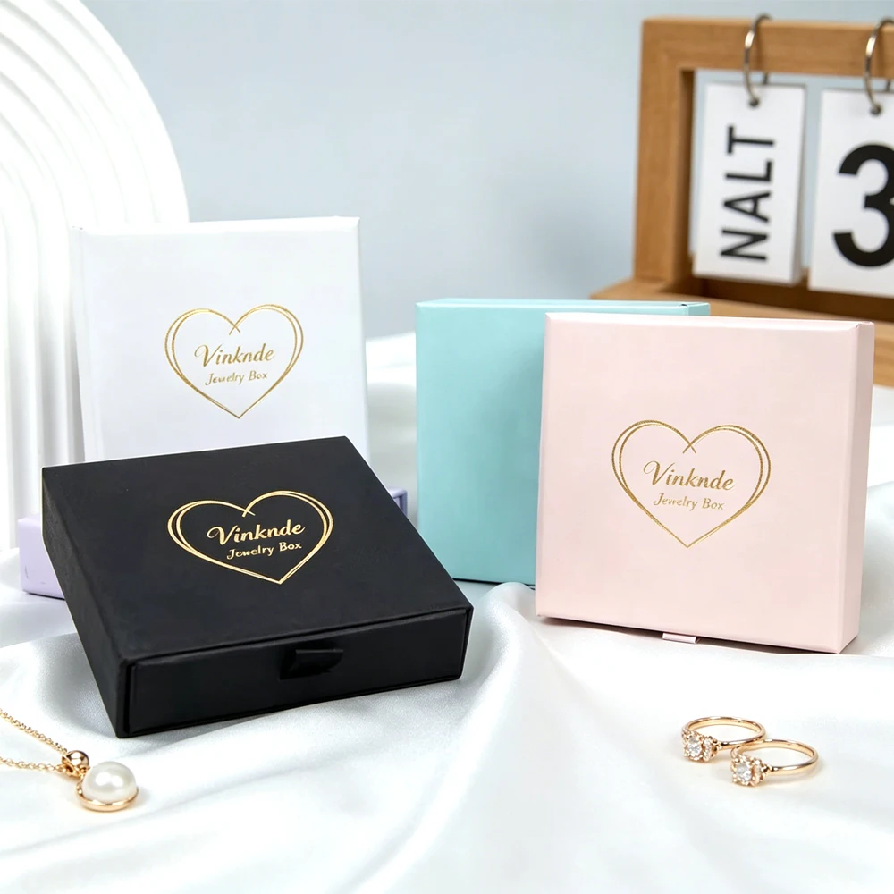 50Pcs Customized Logo Jewelry Packaging Storage Boxes Slide Out Paper Jewellry Box Necklace Bracelet Rings Brooch Drawer Case
50Pcs Customized Logo Jewelry Packaging Storage Boxes Slide Out Paper Jewellry Box Necklace Bracelet Rings Brooch Drawer Case