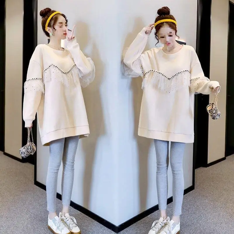 2025 Autumnwinter Women New Fashion Sweet French Medium Long Sleeve T Shirt Light Luxury Western Style Loose Design T Shirt Tops
2025 Autumnwinter Women New Fashion Sweet French Medium Long Sleeve T Shirt Light Luxury Western Style Loose Design T Shirt Tops