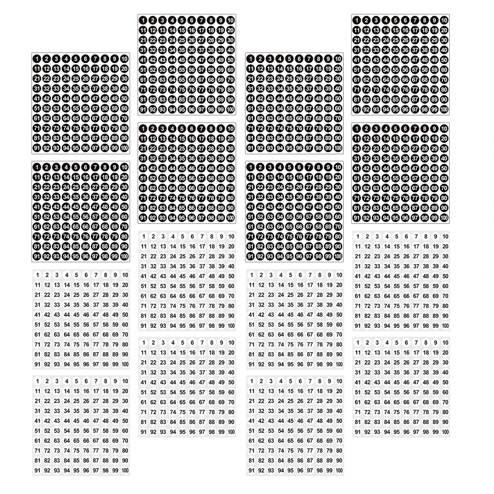 5000 Pcs Number Stickers Mini Round Labels 10mm Size Colorful Coated Paper Self Adhesive Office Supplies Material
5000 Pcs Number Stickers Mini Round Labels 10mm Size Colorful Coated Paper Self Adhesive Office Supplies Material