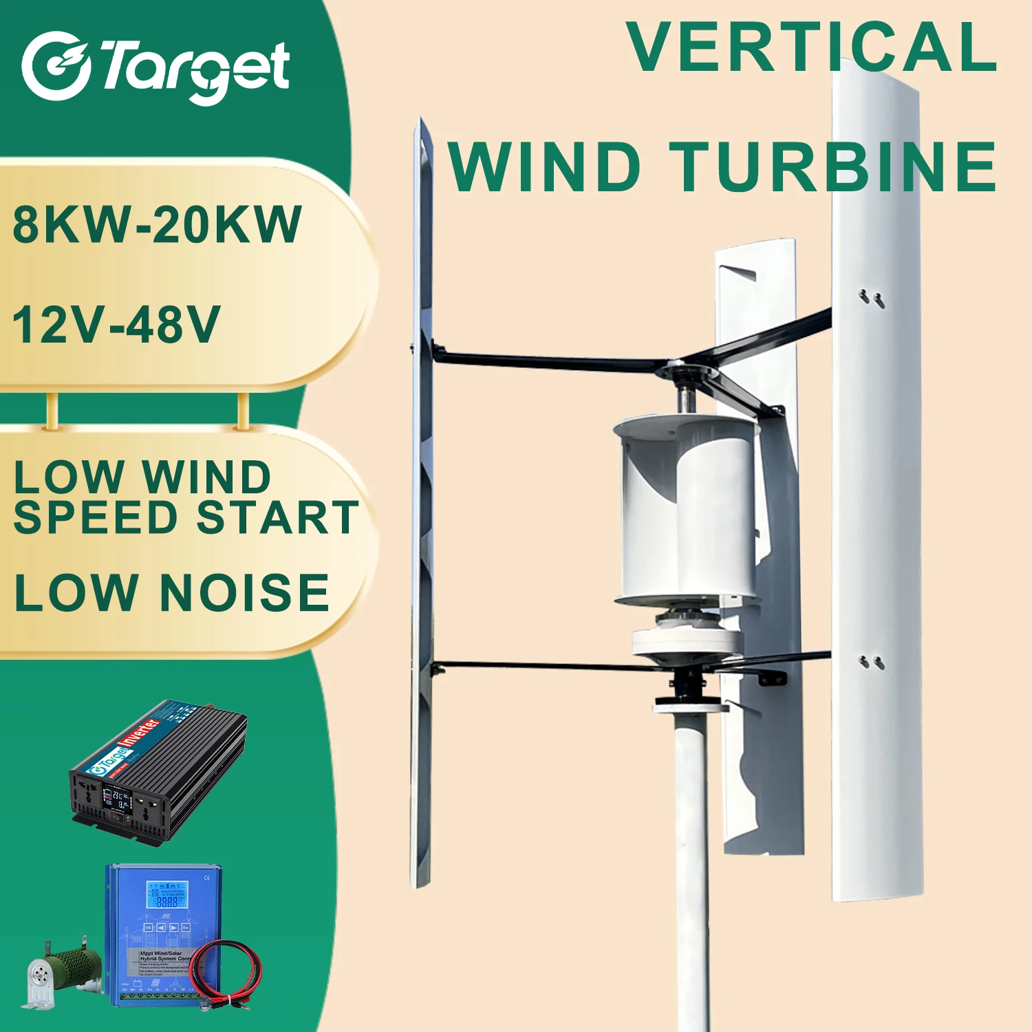 20000W 10000W 10KW 15KW Free Energy Wind Power Turbine Generator 12V 24V 48V 220V Vertical Axis Home Use Low Noise Roof Windmill
20000W 10000W 10KW 15KW Free Energy Wind Power Turbine Generator 12V 24V 48V 220V Vertical Axis Home Use Low Noise Roof Windmill