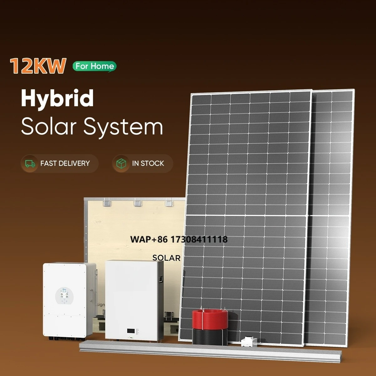Hybrid Solar Lithium Energy System 10kW 5kva Solar Power System Home with Storage Set
Hybrid Solar Lithium Energy System 10kW 5kva Solar Power System Home with Storage Set
