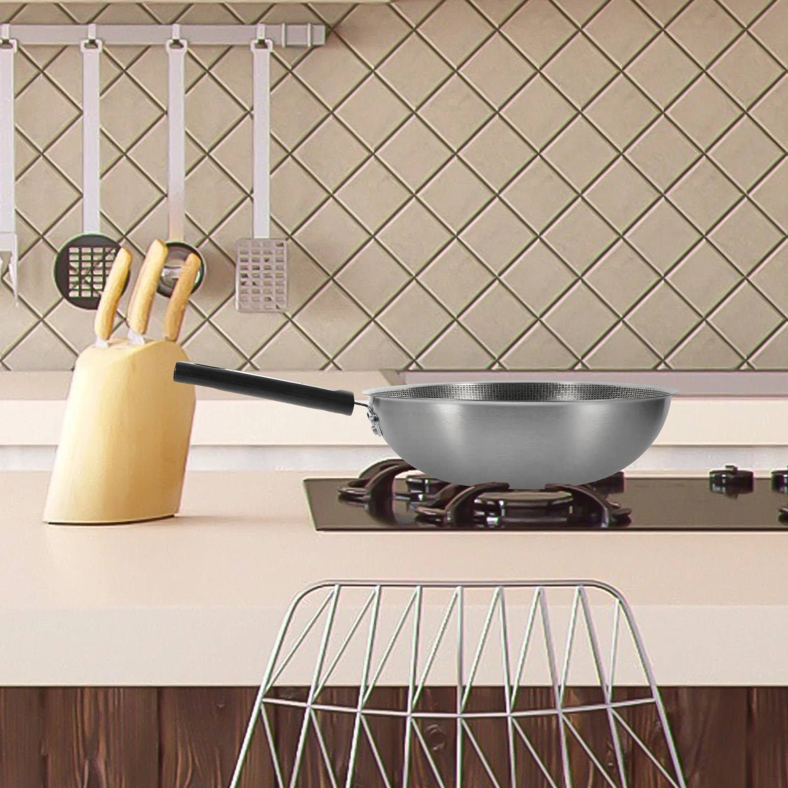 Сковорода из нержавеющей стали с сотовой структурой, плоское дно, антипригарное покрытие, эргономичная ручка для яиц, стейков, завтраков, приготовления на открытом воздухе
Сковорода из нержавеющей стали с сотовой структурой, плоское дно, антипригарное покрытие, эргономичная ручка для яиц, стейков, завтраков, приготовления на открытом воздухе