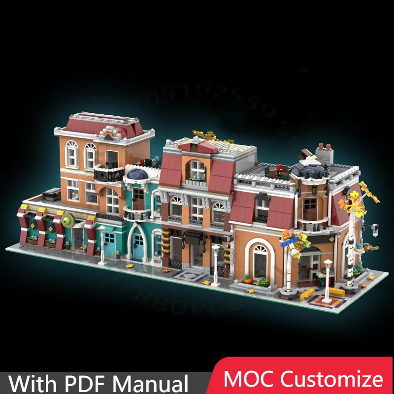 6055 деталей Конструктор 3-в-1 10270: Альтернативная модель книжного магазина MOC. Модульный конструктор для самостоятельной сборки. Подарки на праздники.
6055 деталей Конструктор 3-в-1 10270: Альтернативная модель книжного магазина MOC. Модульный конструктор для самостоятельной сборки. Подарки на праздники.